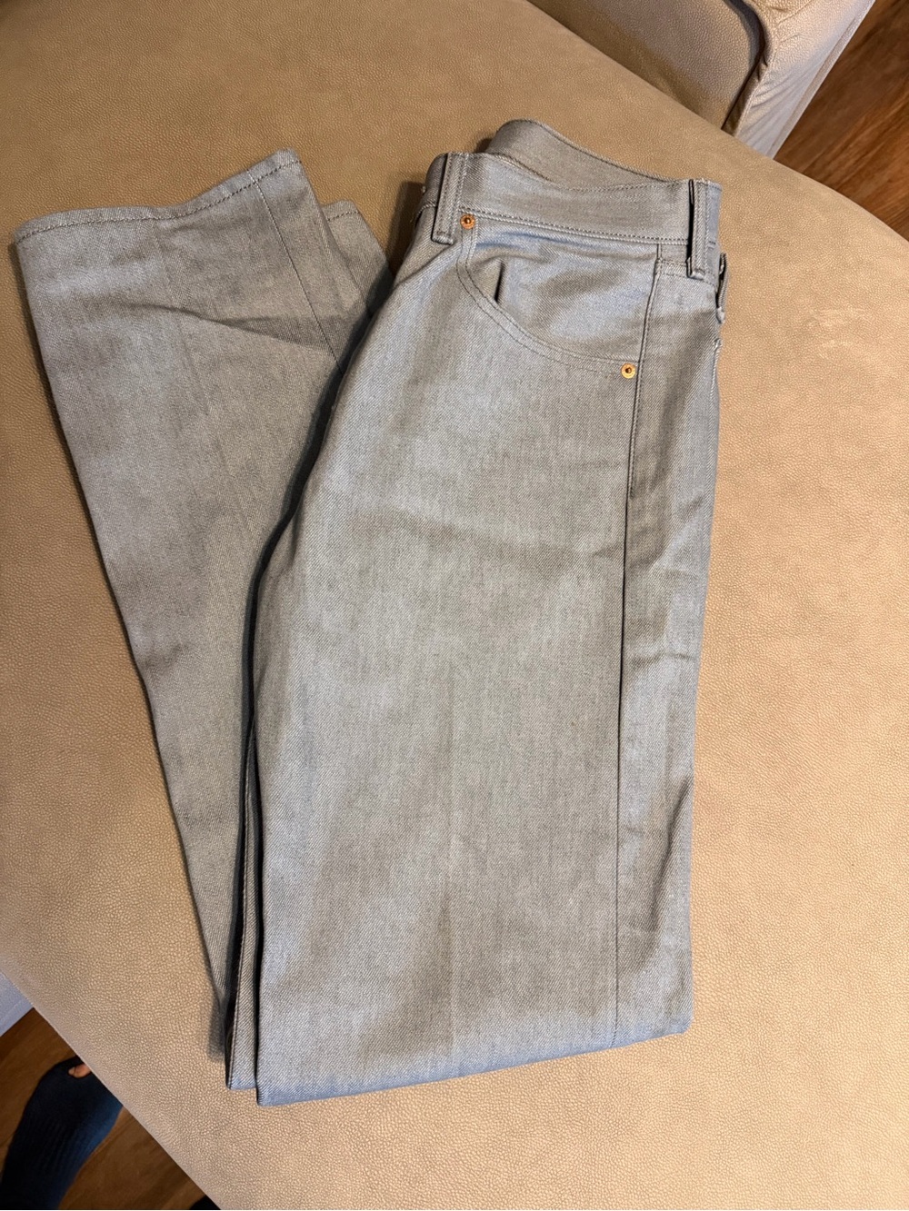 Levi's Men's Straight Jeans in Light Gray 32x34